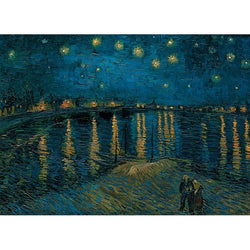 Van Gogh - Notte stellata sul Rodano - Puzzle 1000 pcs