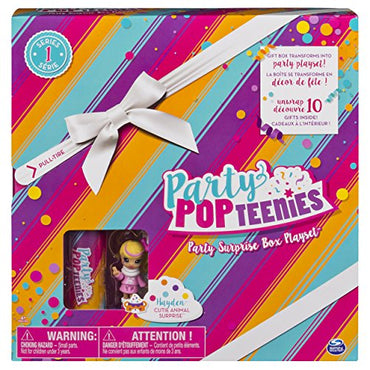 Party Popteenies – Party Surprise Box Playset with Confetti