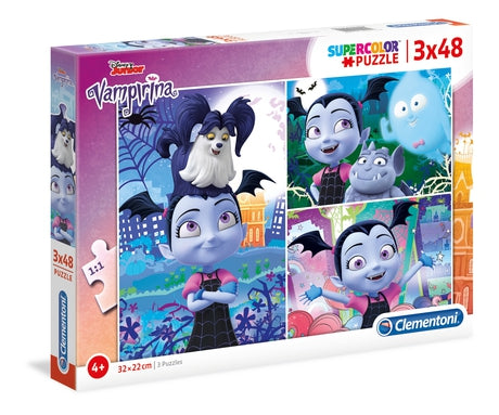 Disney Vampirina - 3x48 pcs - Supercolor Puzzle