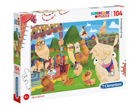 No ProbLLAMA - 104 pcs - Supercolor Puzzle